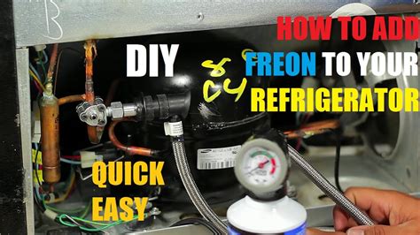 adding freon to fridge|Mastering the Art of Adding Freon to Your Refrigerator